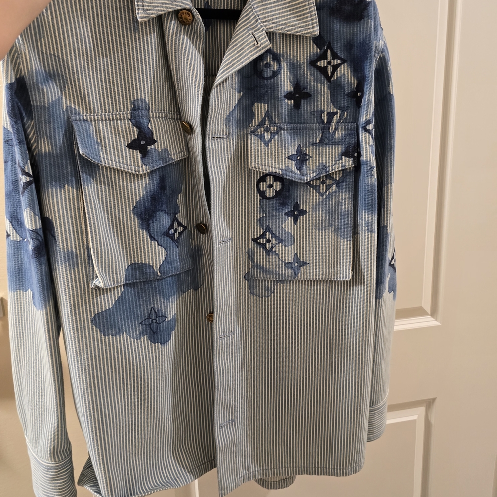Louis Vuitton Blue Casual Button Down Shirt